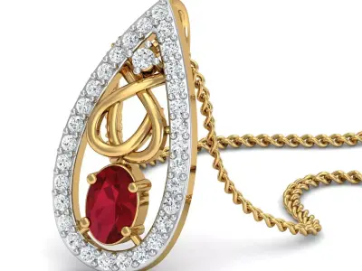 Diamond Locket Set 3D print model 21