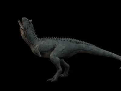 Carnotaurus - Meat-Eating Bull Low-poly 3D model