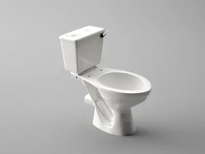 American toilet 03 3D model
