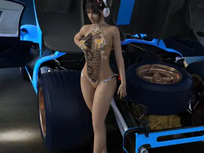 Fantasy S Dimension Car003 3D model