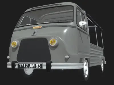 Renault estafette Pickup 1960 3D model