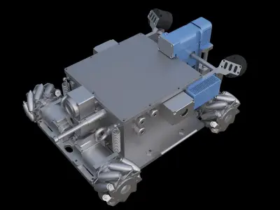 Underwater robots 3D model