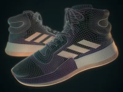 Adidas Marquee Boost Low-poly 3D model