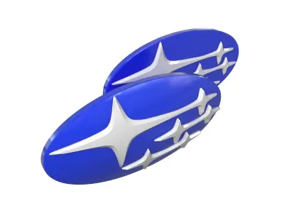 Subaru Logo 3D print model