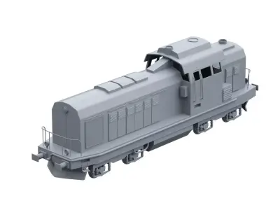 Diesel Hydraulic Locomotive 3D model