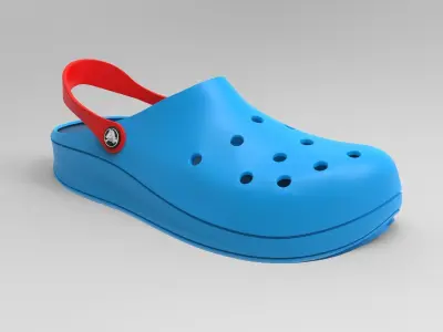 Crocs Shoes 3D model