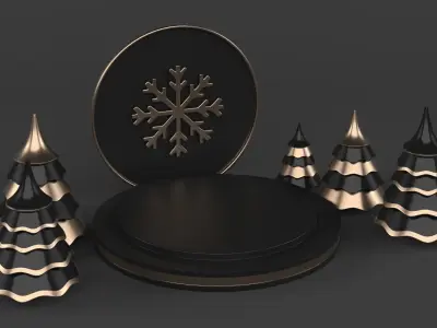 Christmas Decoration 3D model 4
