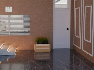 Full Apartment Pack Interior 3D Model Blender Scene Low-poly 3D model