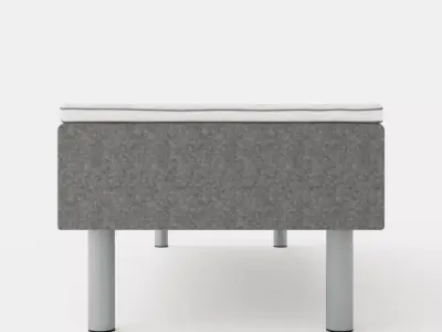 Bella Ramsang 70x200 Dark Gray Low-poly 3D model