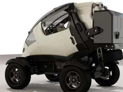 capsule peugeot car 3D model