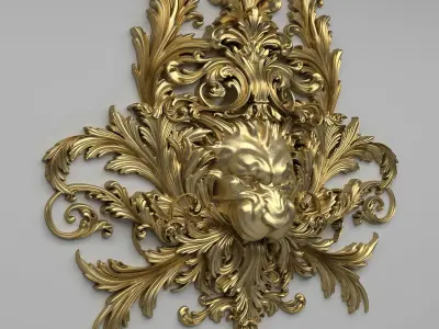 Lion Decor 3D model