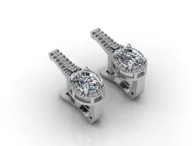 Mini Set Ring Pendant Earrings STL 3DM Womens Jewelry 3D print model