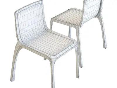 Scavolini Miss You Dining Chair 3D model