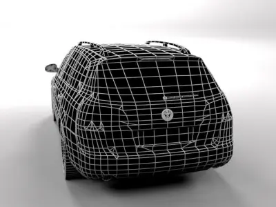 VW VOLKSWAGEN PASSAT VARIANT B6 LOWPOLY Low-poly 3D model