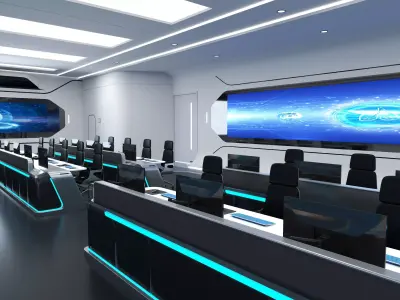 control room 06 3D model