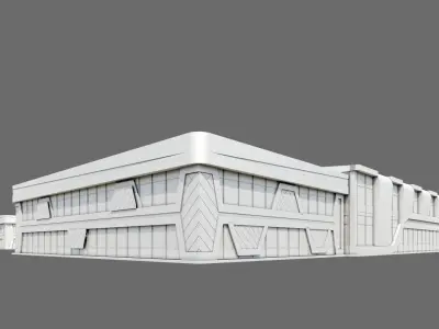 Sport Complex ID024 3D model