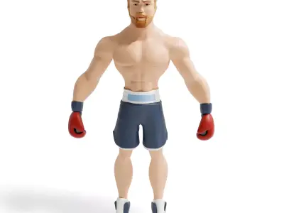 Boxer 3D model buy