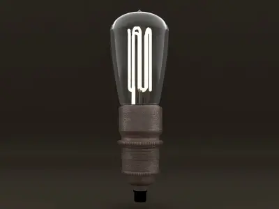 Eco-filament light bulbs combo 3D model