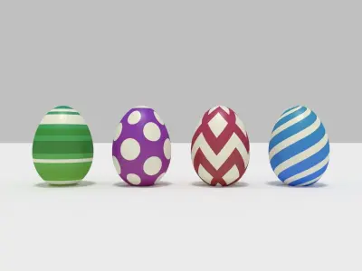 Easter Eggs Free 3D model