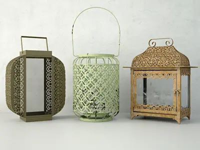 Metal Lanterns 2 3D model