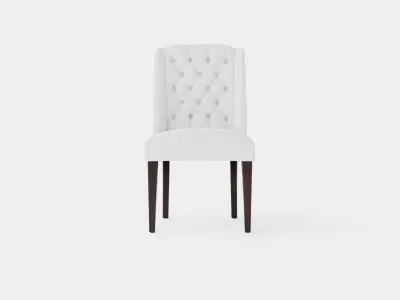 Venice dining chair off-white Low-poly 3D model