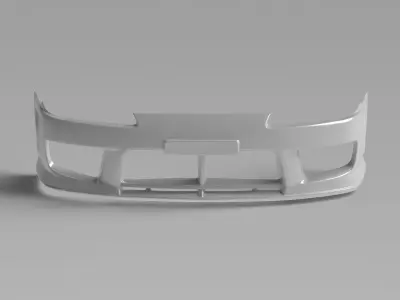 S15 Spec R Front Bumper Exterior Surface - 3D Laser-Scanned 3D model