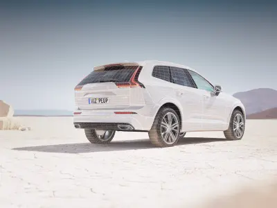 Swedish modern suv unbranded 3D model