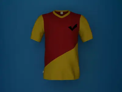 T SHIRT DESIGN  Free low-poly 3D model