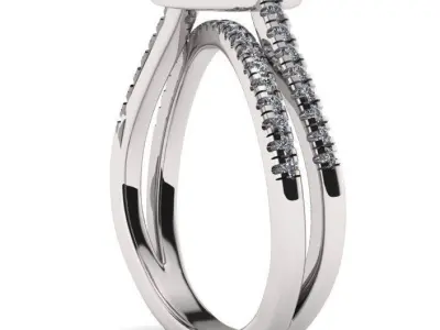 Modern Ring 3D print model