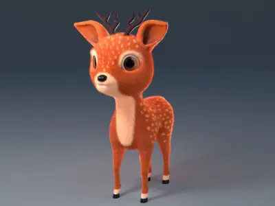 Deer Model 3D model