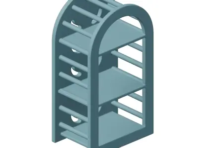 Plastic Decor Wall Mount Stand Toy 3D model