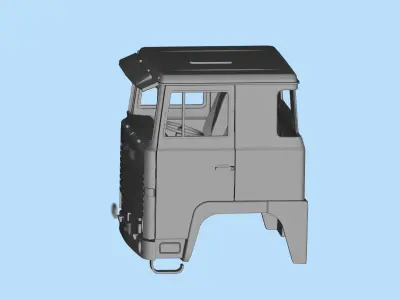 3D print Old Truck Cab Ready to be sliced and printed 3D print model
