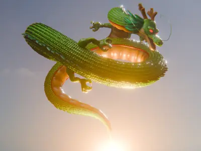 Shenlong or Shenron from Dragon Ball z 3D model