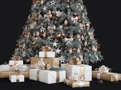 Christmas tree 3D model 37