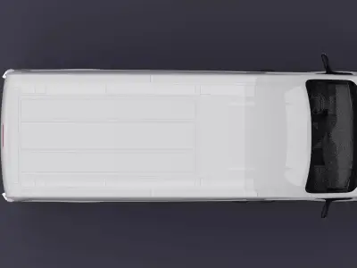 Transit Van Long Truck 3D model