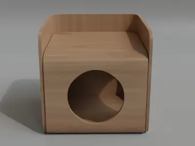 Cat House 3D model