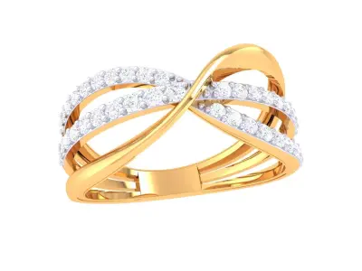 Diamond Ring 3D print model 14
