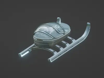 Toboggan 3D model