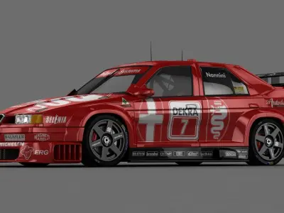 Alfa Romeo 155 V6 TI DTM 3D model