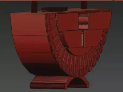 CONSOLE TABLE WITH DETAILES  3D model