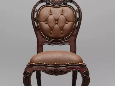 Classic Chair 3D model 3D model 3D model