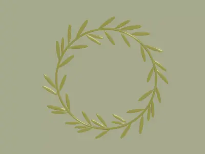 Wreath 3D model