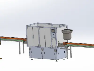 Automatic capping machine 3D model