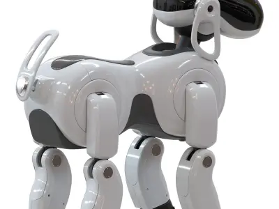 Robot dog 3D model