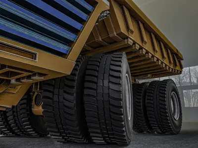 world bigest truck  belaz 75710  3D model