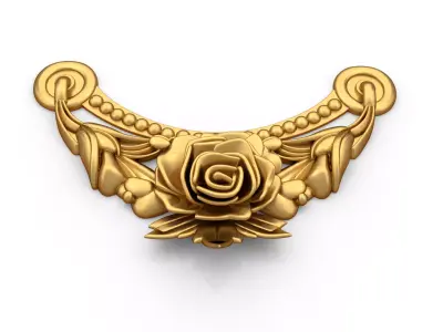 classic decorative swag onlay cnc 3d printing stl 09 3D print model