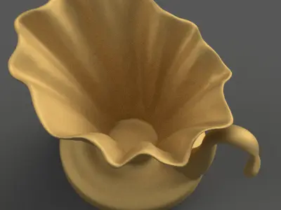 Elegant Swan planter- candy container - urn- candle holder 3D print model