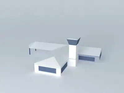 Maota Airport Terminal %26 Tower  Free 3D model