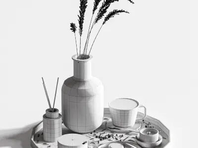 Decorative set22 3D model