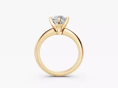 ZKR012 ENGAGEMENT RING 3D print model